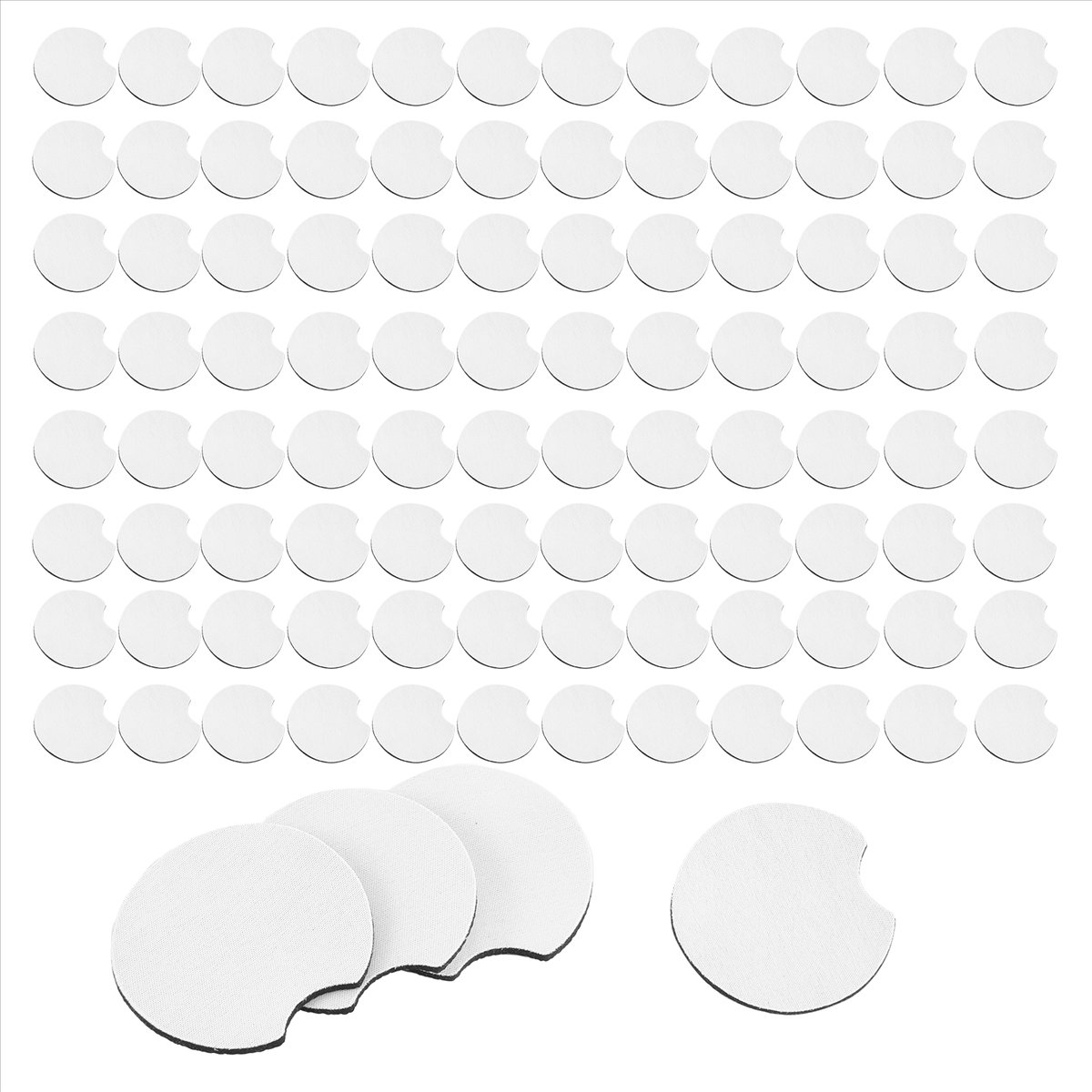 Coaster Sublimation Blank - AA83 100 piezas de posavasos de