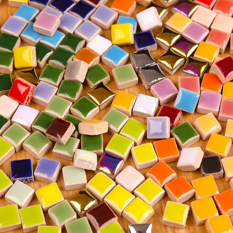 Ceramic Tile Blank - 100g de Azulejos de Mosaico de