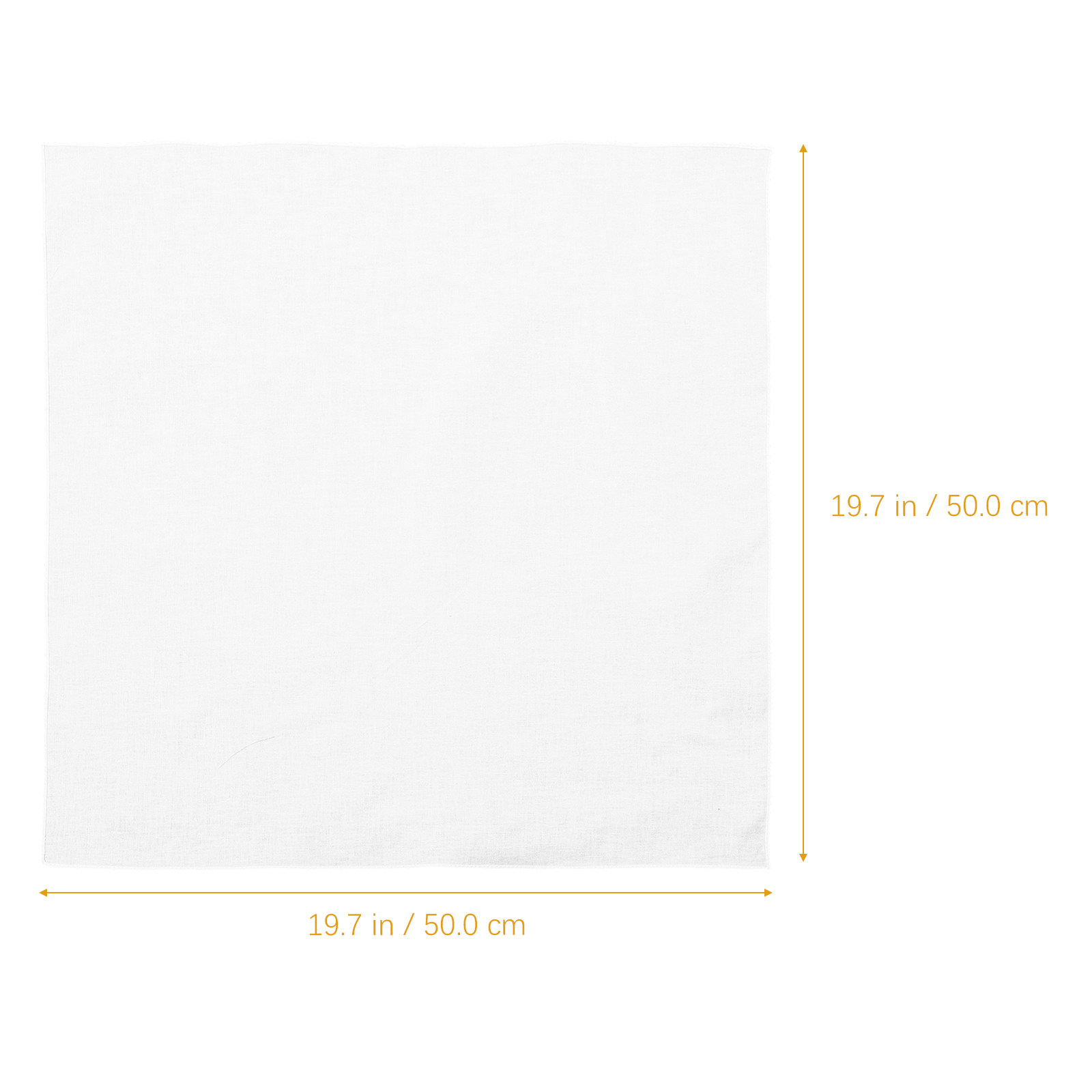 Pañuelo de Algodón Blanco Cuad - Bandana Blank White reseña y precio