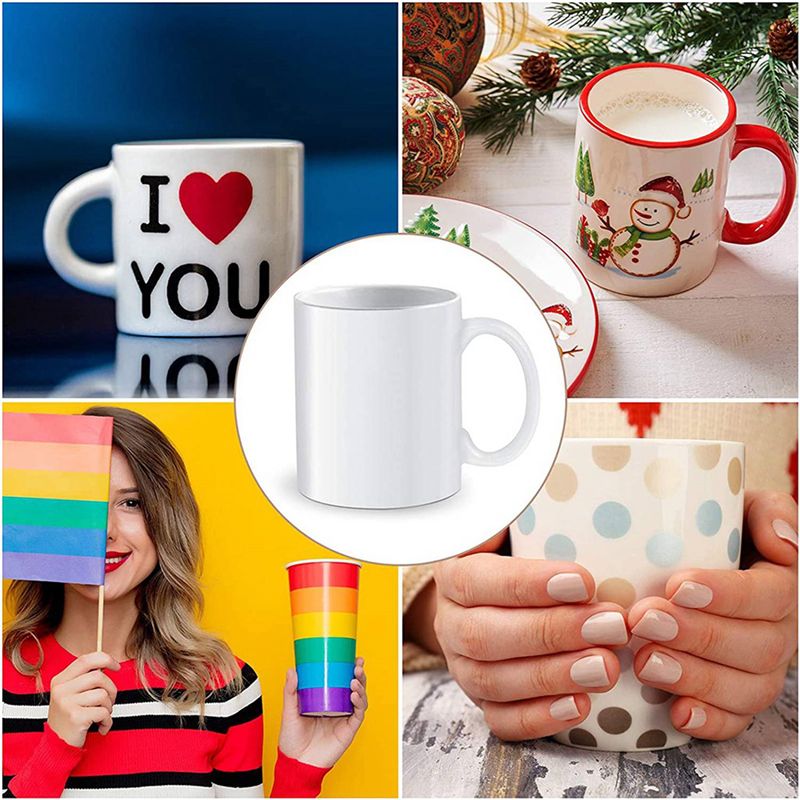 ABXF-280Pcs Película Termoenco - Sublimation Mug White reseña y precio