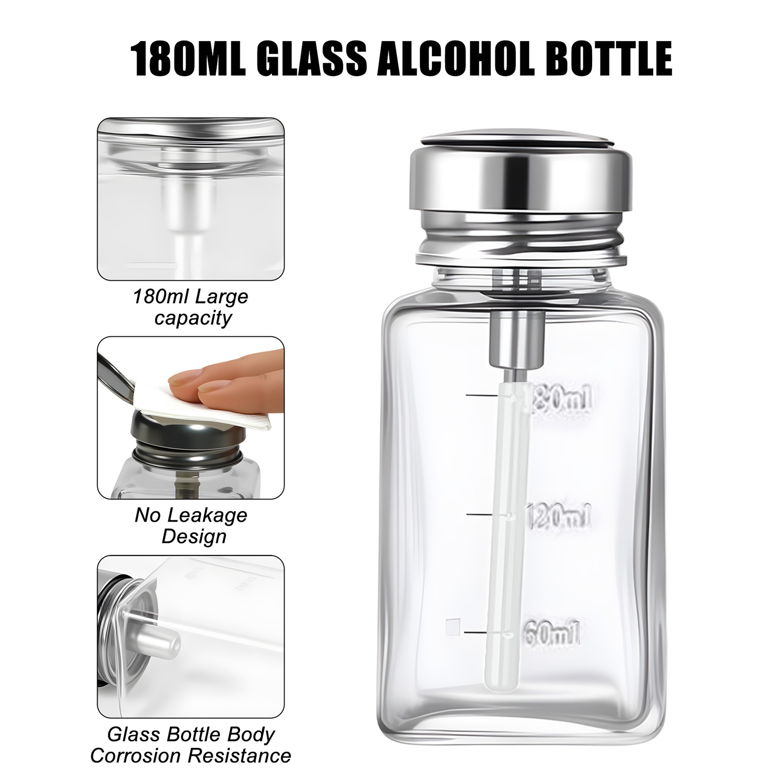 Botella de Vidrio para Uñas de - Water Bottle Blank reseña y precio