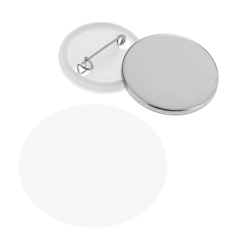 500 unids/set insignia en blan - Button Badge Blank reseña y precio