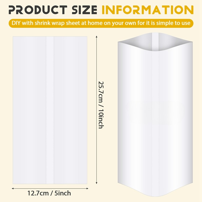 50/100 PCS Fundas retráctiles  - Sublimation Mug White reseña y precio