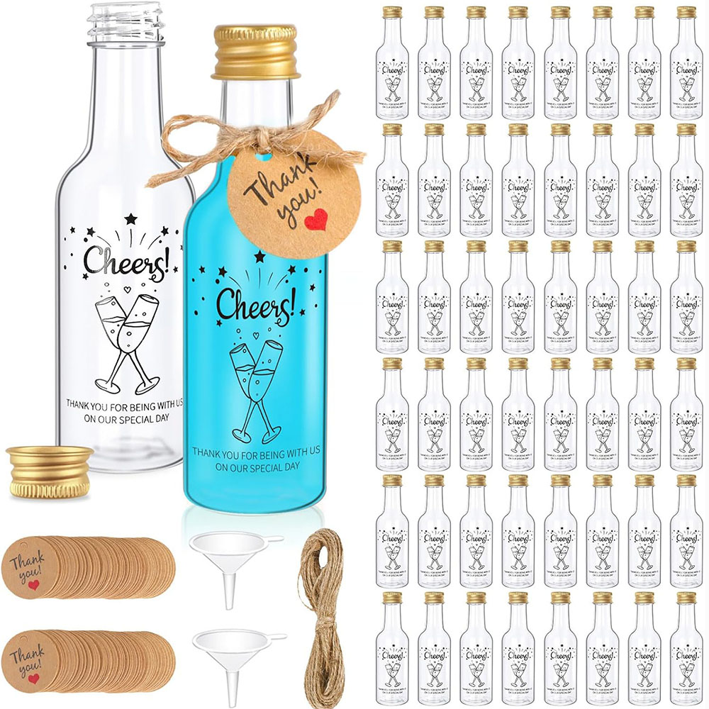 Paquete de 50 Mini Botellas de - Water Bottle Blank reseña y precio
