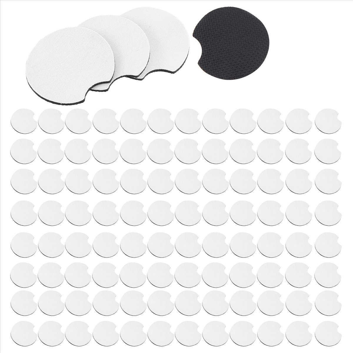 AA83 100 piezas de posavasos d - Coaster Sublimation Blank reseña y precio
