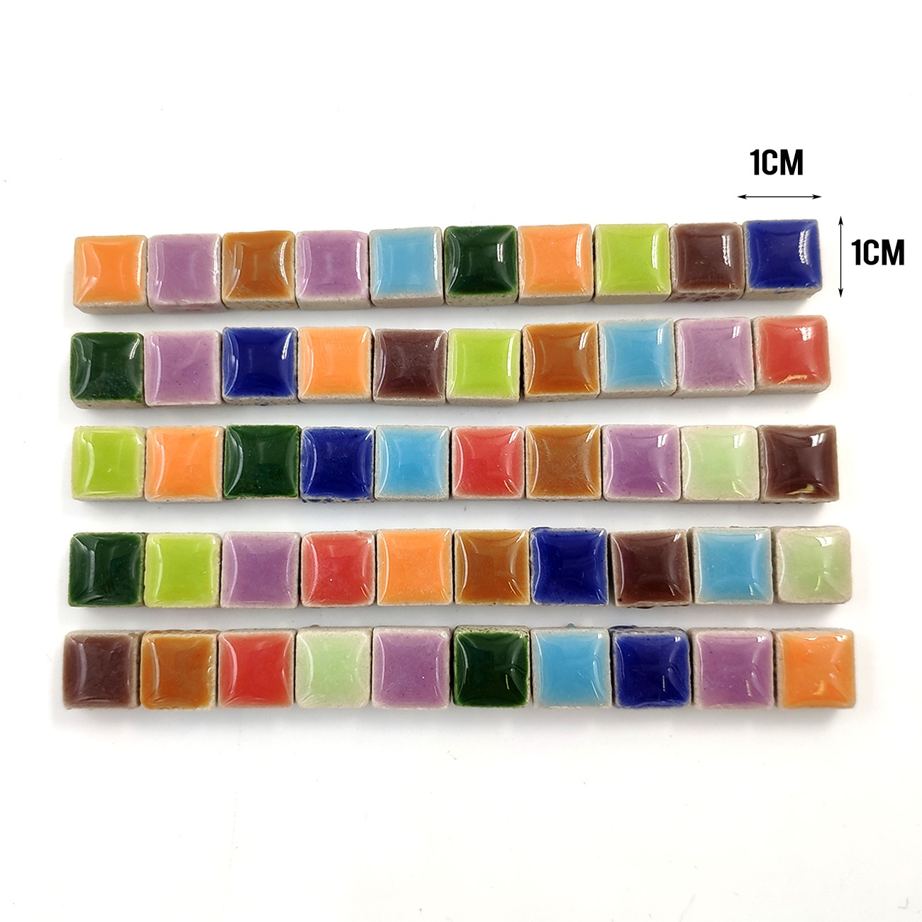 100g de Azulejos de Mosaico de - Ceramic Tile Blank reseña y precio
