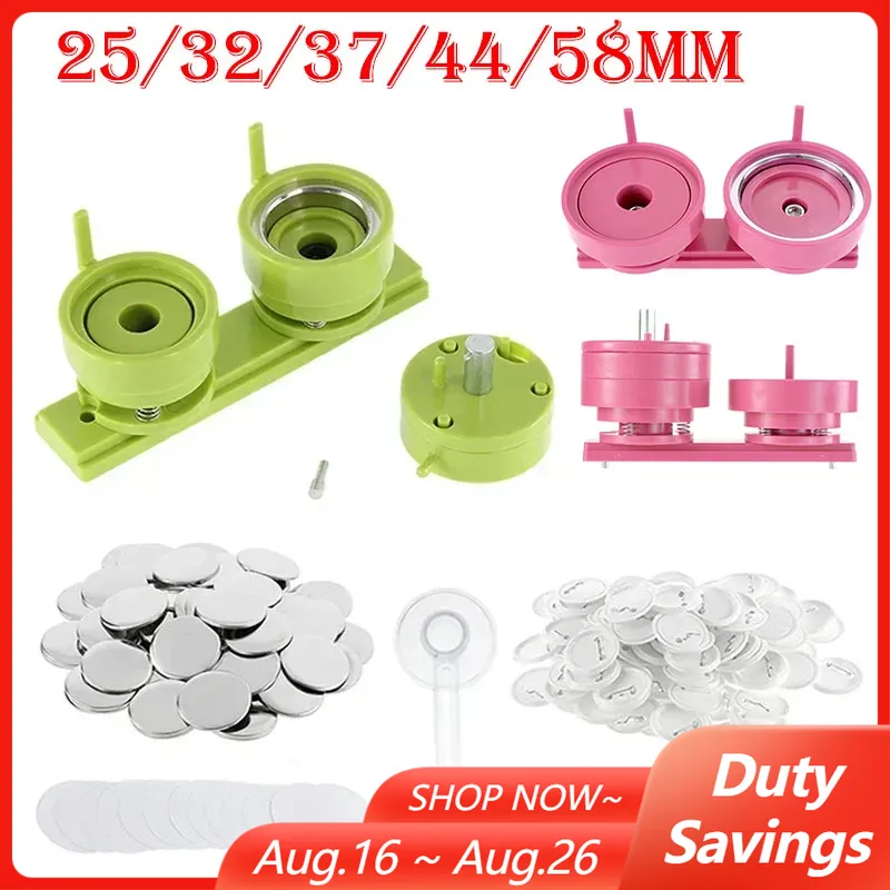 100 juegos 25/32/37/44/58mm Pi - Button Badge Blank reseña y precio